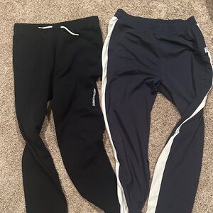 Two Abercrombie Kids Black and Navy Joggers!! Size 15/16